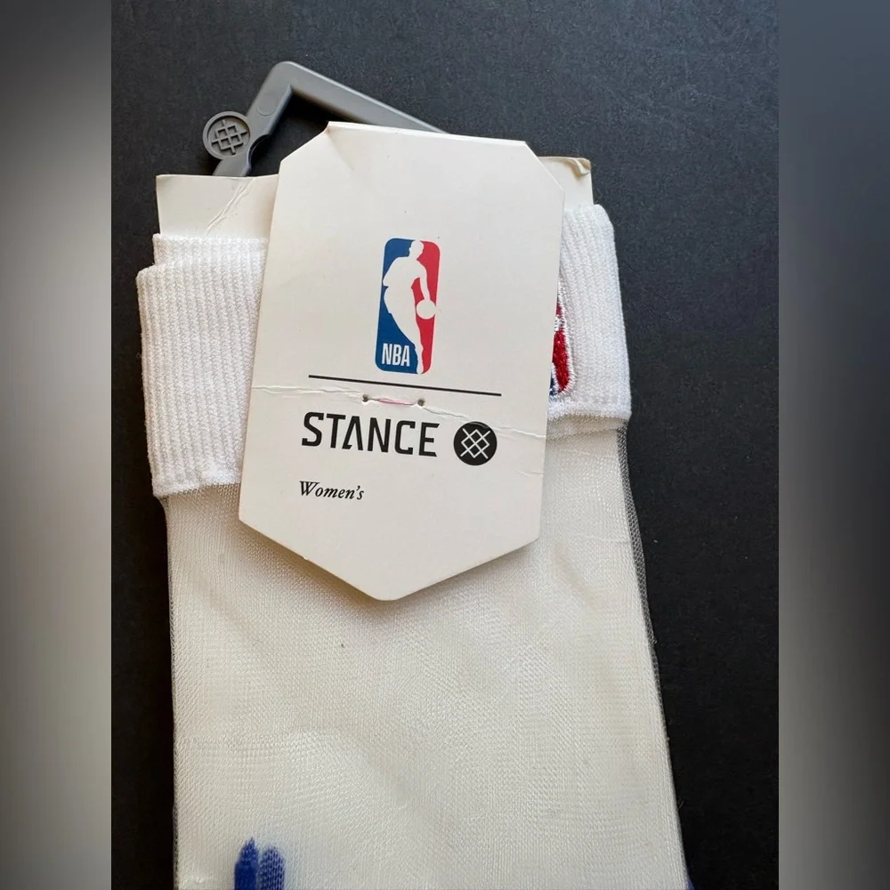 Stance Blue and Orange Knicks Crew Socks - Picture 5 of 7